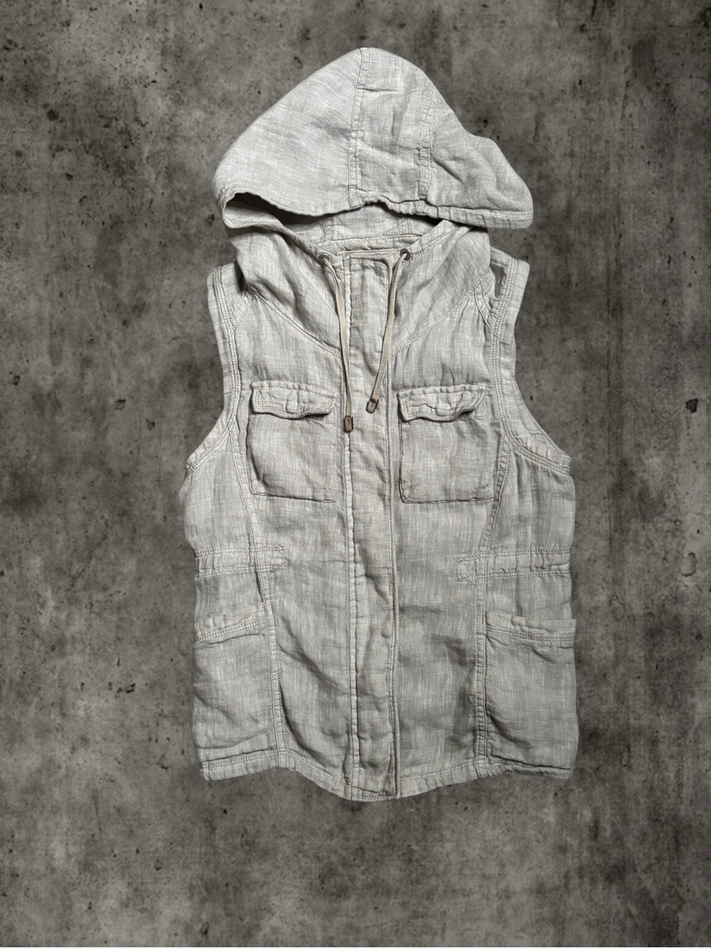 Vintage GOA Hooded Bono Vest